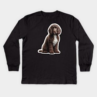 American Water Spaniel Kids Long Sleeve T-Shirt